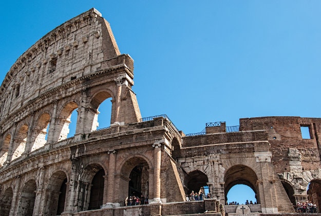 The Colosseum.