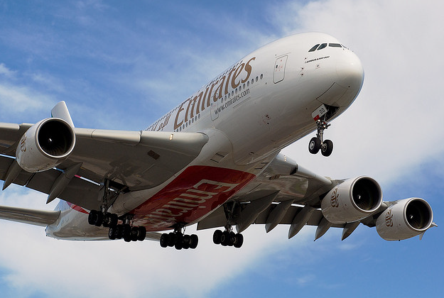 Disruption on an Emirates plane.