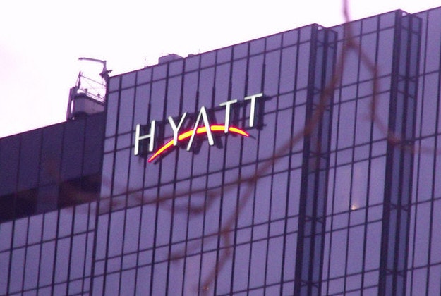 Hyatt hotel, Broad St, Birmingham. England.