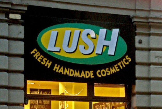 Lush cosmetics.