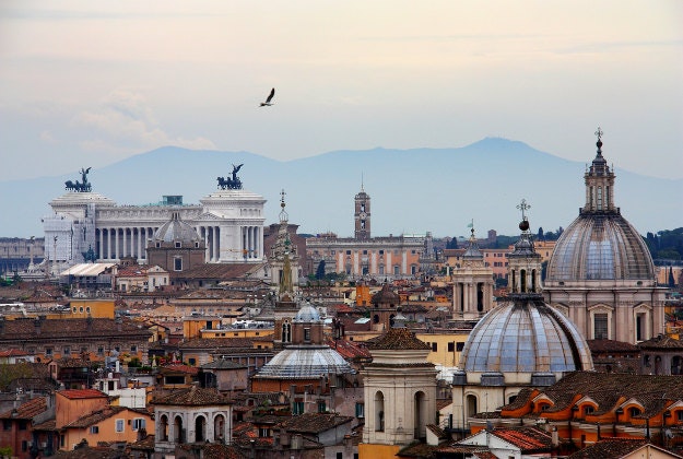Rome's skyline.