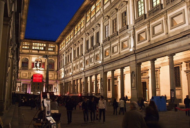 The Uffizi Gallery.