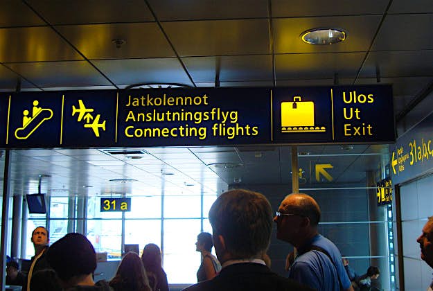Travel News - airport Swedish people ranked first in a study of English proficiency in countries around the world.
