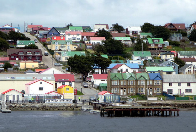 Port Stanley, Falkland islands.