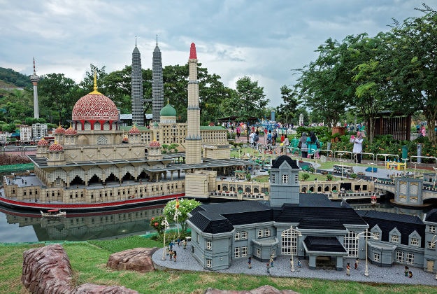 A man has been arrested for stealing from Legoland Malaysia. 