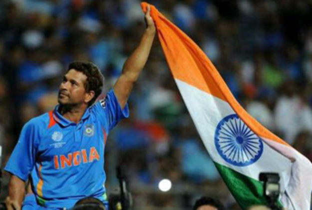 Indian cricketing legend Sachin Tendulkar.