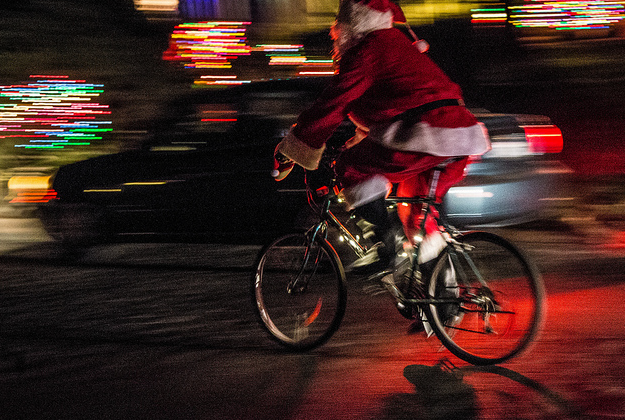 Santa's back in Sacramento.