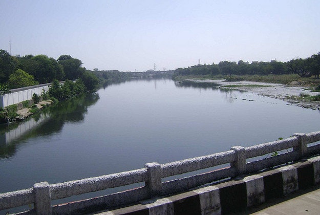 Adyar River, Chennai.