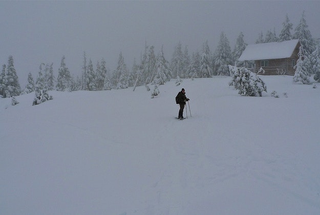 Skier in Alaska.
