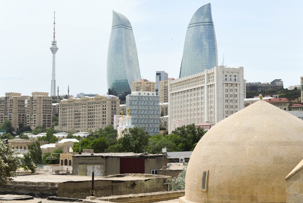 A view from Baku's Old City.