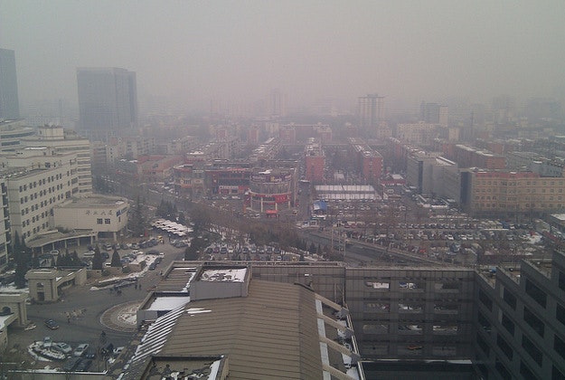 Beijing smog.