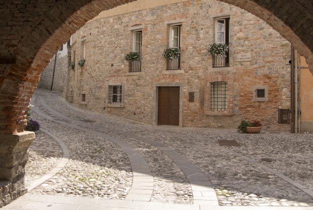 Cobbled streets in Borgo.