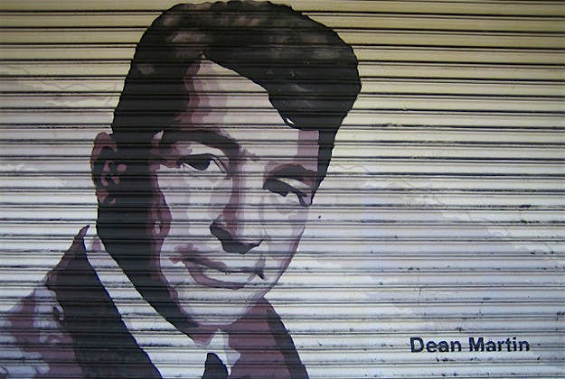 Travel News - Dean Martin San Sharma Dean Martin mural, Hollywood, California.