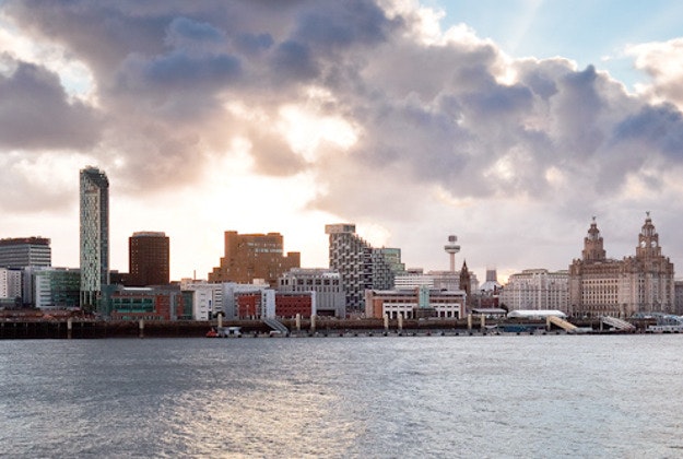 Liverpool's skyline.