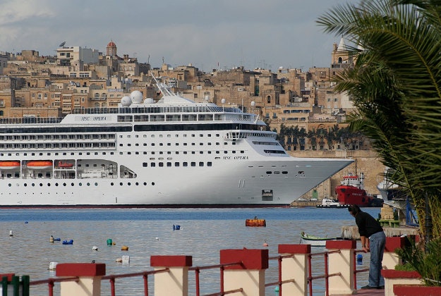 MSC Opera in Valetta, Malta.