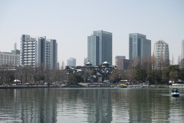 Nanjing skyline.