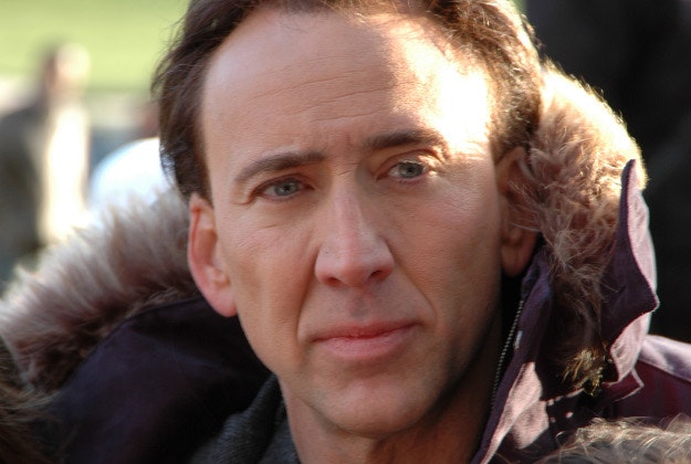 Nicolas Cage at the University of Maryland.