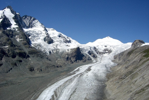 Austria's Pasterze glacier.