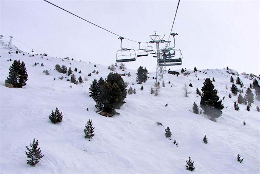 Travel News - Switzerland A ski lift in Zermatt, Switzerland, in a snowier season.