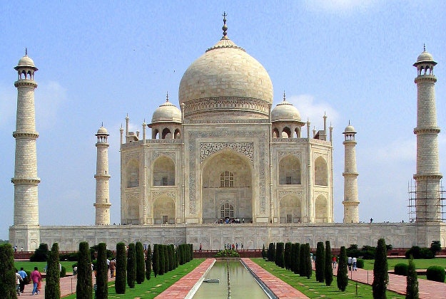 The Taj Mahal.