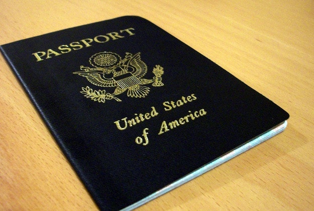 US passport. 