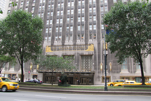The Waldorf-Astoria, New York.