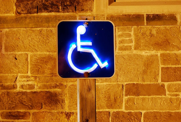 Wheelchair sign.