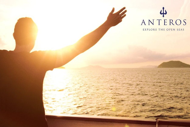 A promo image from the newly-launched Anteros Cruises website