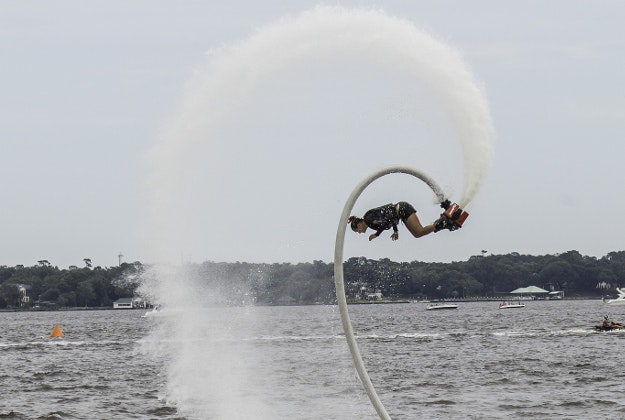 Flyboard demonstration.