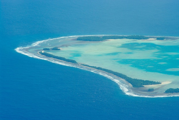 Tuvalu island are in danger of literally fading off the face of the earth