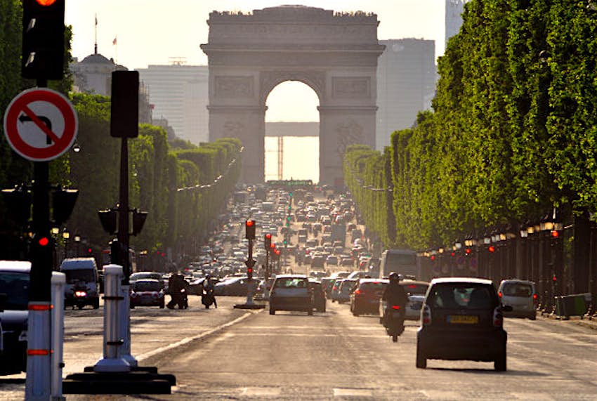 Travel News - Champs-Elysees The Champs-Elysees, Paris.