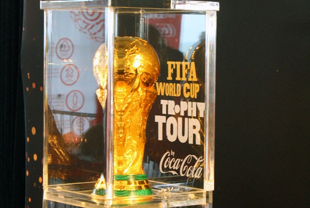 The Fifa World Cup trophy.