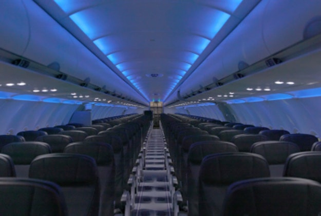 Jet Blue's new interior.