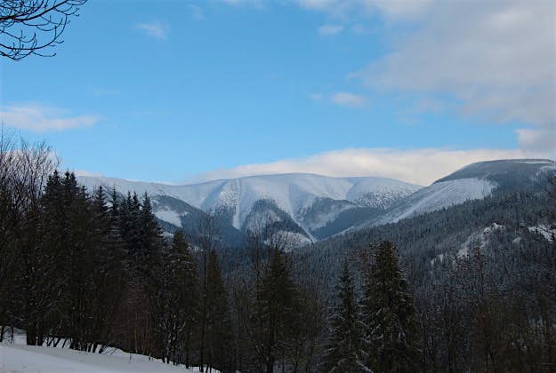 Travel News - Krkonoše Mountains Views over the Krkonoše Mountains in the Czech Republic.
