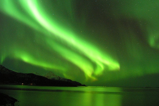Northern Lights over Trømso.