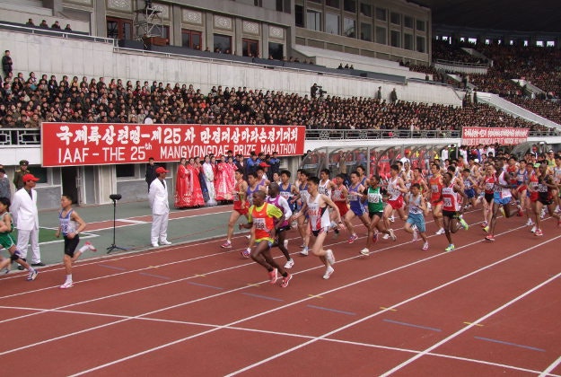 The Pyongyang Marathon.