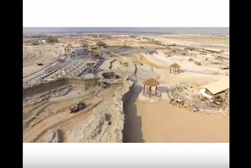 Travel News - Safari3 A view across the 119 hectares plot of the Dubai Safari. Image by Screengrab via YouTube