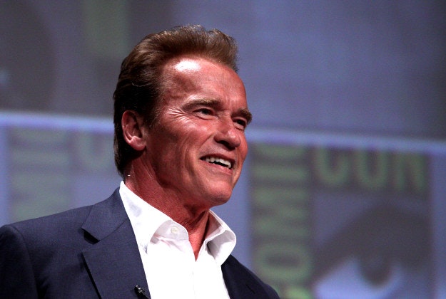 Arnold Schwarzenegger at the San Diego Comic-Con.