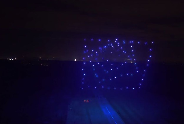 Technology company Intel set a Guinness World Record for most drones in the air simultaneously.