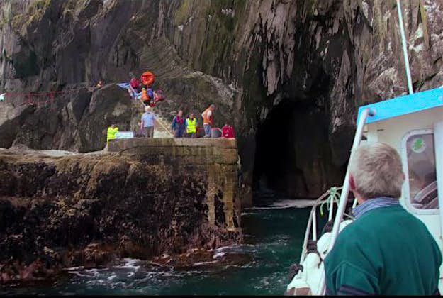 Travel News - skellig1 Film crews for The Force Awakens arrive on Skellig Michael.