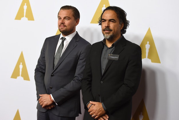 Leonardo DiCaprio, left, and Alejandro Inarritu arrive at the 88th Academy Awards Nominees Luncheon at The Beverly Hilton hotel on Monday, Feb. 8, 2016, in Beverly Hills, Calif. 