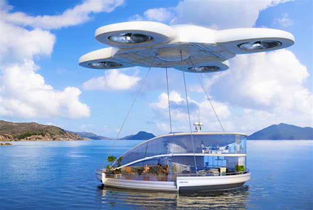 Travel News - 3SmartThings-Future-Living-Report Drone delivered holiday homes: Some of us will be travelling skyways with our own personal flying drones, some strong enough to carry entire homes around the world for holidays.