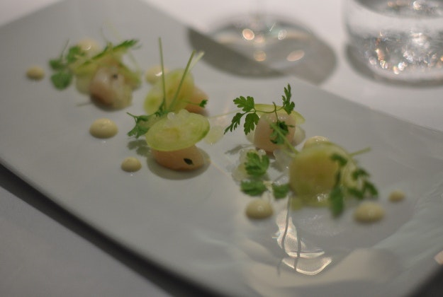 A dish at Geranium, Copenhagen.