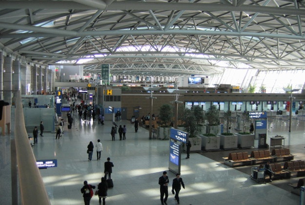 Incheon Airport.