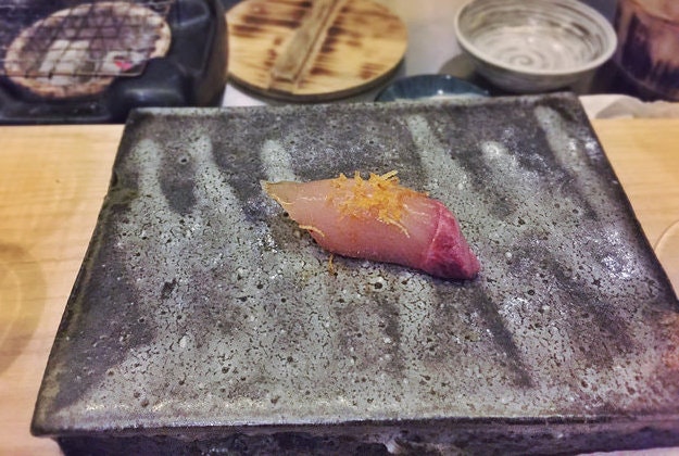 Kampachi fish is popular with sushi lovers.