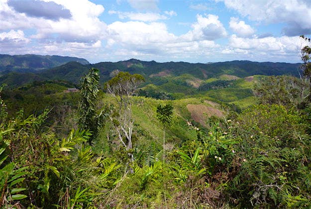 Travel News - Madagascar A view across the Madagascan mountains.