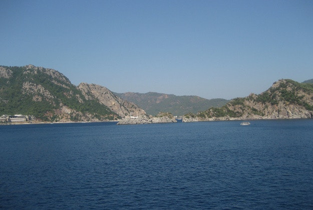 The coast off Turkey's Marmaris district.
