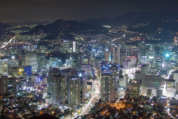 Seoul cityscape.
