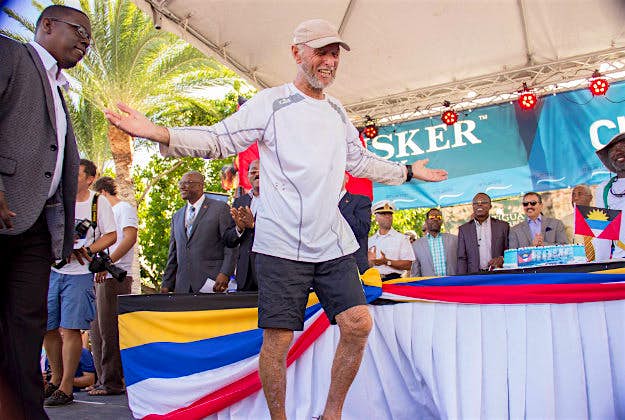Travel News - antigua 2 Peter Smith, the oldest man to have crossed the Atlantic