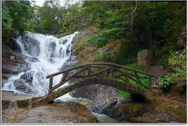Datanla waterfall Vietnam.